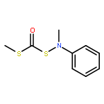 Benzenamine, N-methyl-N-[[(methylthio)carbonyl]thio]-