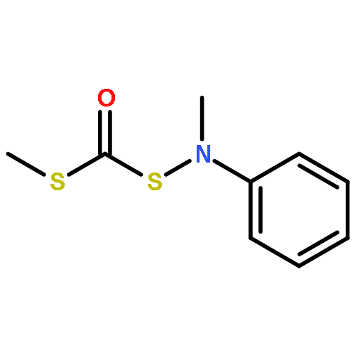 Benzenamine, N-methyl-N-[[(methylthio)carbonyl]thio]-