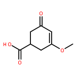 3-Cyclohexene-1-carboxylic acid, 3-methoxy-5-oxo-