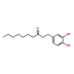 3-Decanone, 1-(3,4-dihydroxyphenyl)-