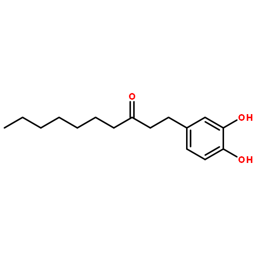 3-Decanone, 1-(3,4-dihydroxyphenyl)-