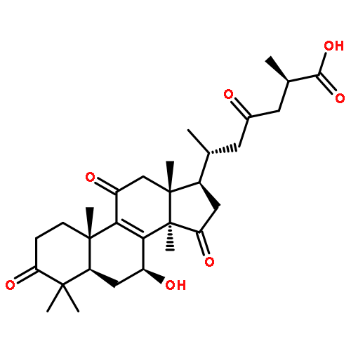 Lanost-8-en-26-oicacid, 7-hydroxy-3,11,15,23-tetraoxo-, (7b,25R)-