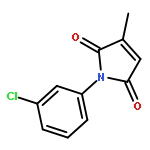 1H-Pyrrole-2,5-dione, 1-(3-chlorophenyl)-3-methyl-