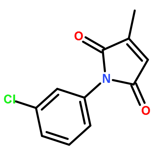 1H-Pyrrole-2,5-dione, 1-(3-chlorophenyl)-3-methyl-