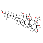 (25S)-5alpha-cholestane-3beta,4beta,6alpha,7alpha,8,15beta,16beta,26-octol 6-O-sodium sulfate