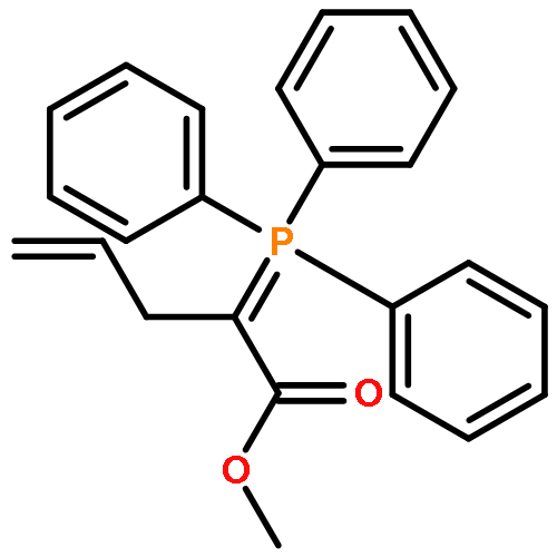 4-Pentenoic acid, 2-(triphenylphosphoranylidene)-, methyl ester