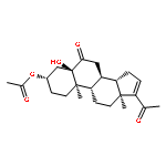 Pregn-16-ene-6,20-dione, 3-(acetyloxy)-5-hydroxy-, (3b,5a)-