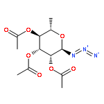 (2R,3R,4R,5S,6S)-2-Azido-6-methyltetrahydro-2H-pyran-3,4,5-triyl triacetate (non-preferred name)