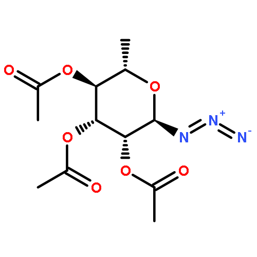 (2R,3R,4R,5S,6S)-2-Azido-6-methyltetrahydro-2H-pyran-3,4,5-triyl triacetate (non-preferred name)