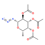 b-L-Galactopyranosyl azide,6-deoxy-, 2,3,4-triacetate