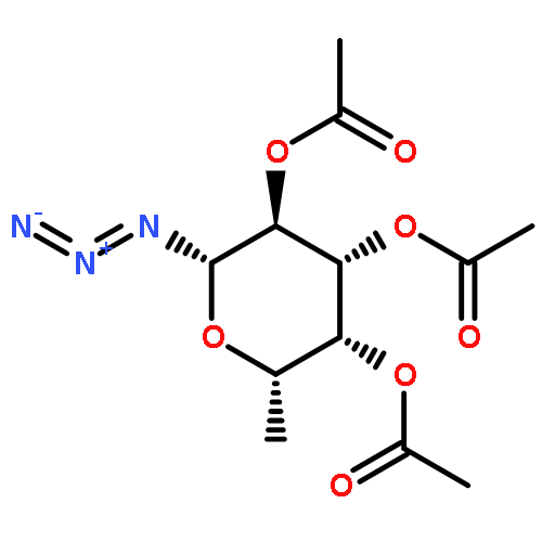 b-L-Galactopyranosyl azide,6-deoxy-, 2,3,4-triacetate