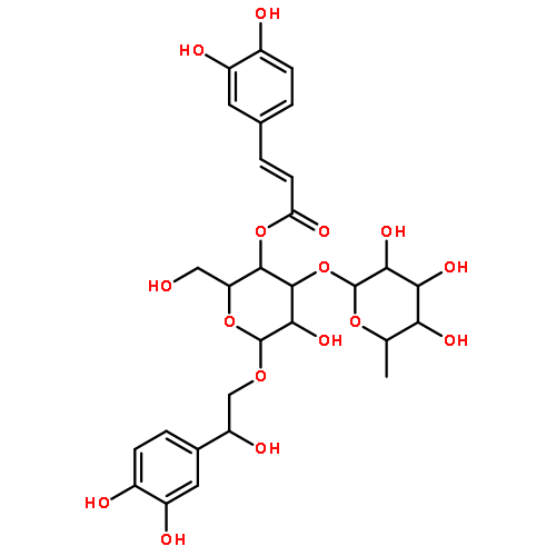 [(2r,3r,4r,5r,6r)-6-[2-(3,4-dihydroxyphenyl)-2-hydroxyethoxy]-5-hydroxy-2-(hydroxymethyl)-4-[(2s,3r,4r,5r,6s)-3,4,5-trihydroxy-6-methyloxan-2-yl]oxyoxan-3-yl] (e)-3-(3,4-dihydroxyphenyl)prop-2-enoate