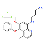 N-{6-Methoxy-4-methyl-5-[3-(trifluoromethyl)phenoxy]-8-quinolinyl }-1,3-propanediamine