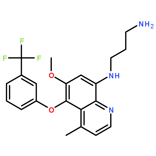 N-{6-Methoxy-4-methyl-5-[3-(trifluoromethyl)phenoxy]-8-quinolinyl }-1,3-propanediamine