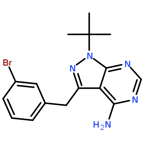 4-Amino-1-tert-butyl-3-(3-bromobenzyl)pyrazolo[3,4-d]pyrimidine