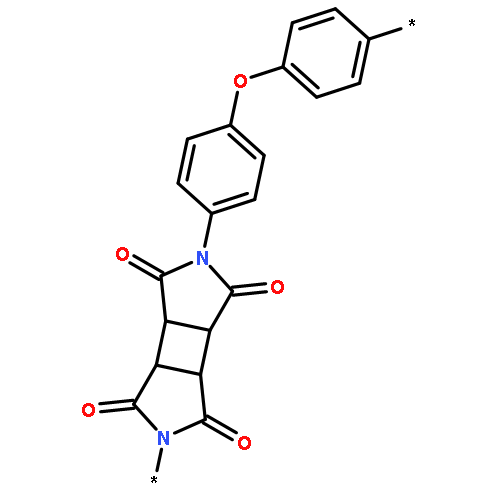 Poly[(octahydro-1,3,4,6-tetraoxocyclobuta[1,2-c:3,4-c']dipyrrole-2,5-diyl
)-1,4-phenyleneoxy-1,4-phenylene]