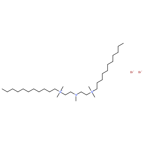 1-Undecanaminium,N,N'-[(methylimino)di-2,1-ethanediyl]bis[N,N-dimethyl-, dibromide (9CI)