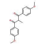 1,3-Propanedione, 1,3-bis(4-methoxyphenyl)-2-methyl-