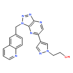 2-(4-(1-(quinolin-6-ylmethyl)-1H-[1,2,3]triazolo[4,5-b]pyrazin-6-yl)-1H-pyr azol-1-yl)ethanol