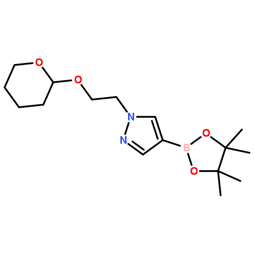 1-[2-(Oxan-2-yloxy)ethyl]-4-(tetramethyl-1,3,2-dioxaborolan-2-yl)-1H-pyrazole