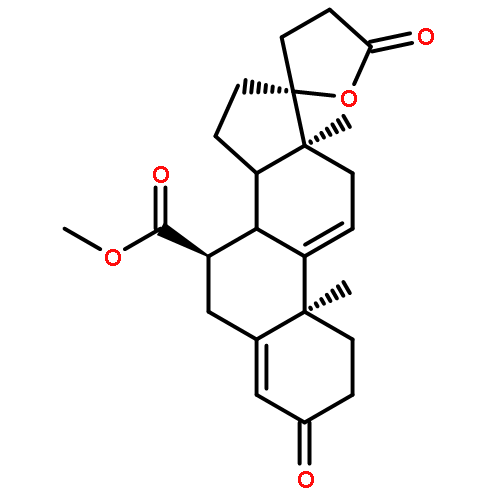 (7a,17a)-17-Hydroxy-3-oxo-pregna-4,9(11)-diene-7,21-dicarboxylic acid g-lac tone methyl ester