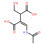 Butanedioic acid, [(acetylamino)methylene](hydroxymethyl)-