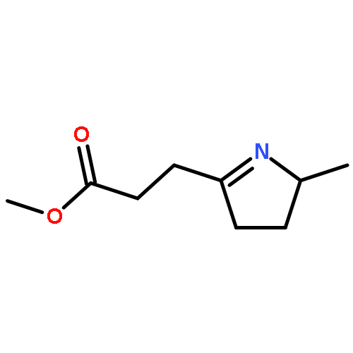 3,4-dihydro-2-methyl-2H-Pyrrole-5-propanoic acid methyl ester