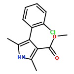 Methyl 4-(2-chlorophenyl)-2,5-dimethyl-1H-pyrrole-3-carboxylate