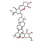 β-D-Glucopyranosiduronic acid, (3β)-28-(β-D-glucopyranosyloxy)-28-oxoolean-12-en-3-yl 3-O-α-L-arabinopyranosyl-