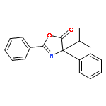 5(4H)-OXAZOLONE, 4-(1-METHYLETHYL)-2,4-DIPHENYL-