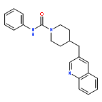 N-phenyl-4-(quinolin-3-ylmethyl)piperidine-1-carboxamide