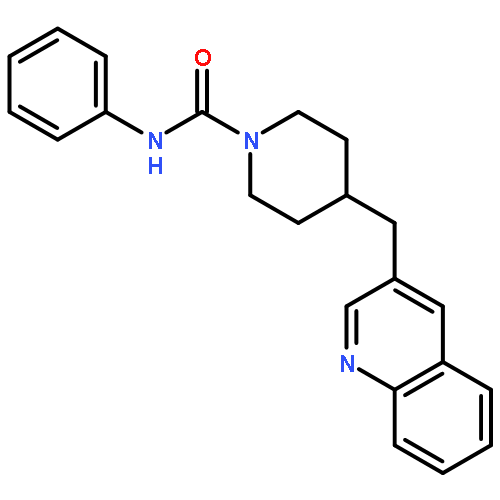 N-phenyl-4-(quinolin-3-ylmethyl)piperidine-1-carboxamide