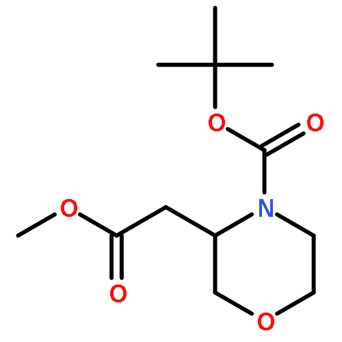 tert-Butyl 3-(2-methoxy-2-oxoethyl)morpholine-4-carboxylate