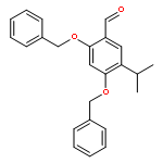 2,4-Bis(benzyloxy)-5-isopropylbenzaldehyde