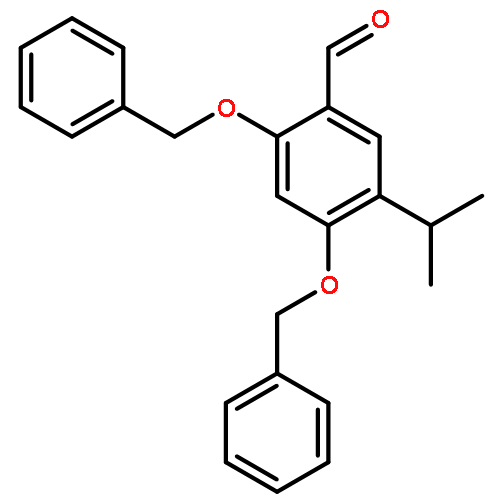 2,4-Bis(benzyloxy)-5-isopropylbenzaldehyde