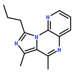 Imidazo[1,5-a]pyrido[3,2-e]pyrazine,  6,7-dimethyl-9-propyl-