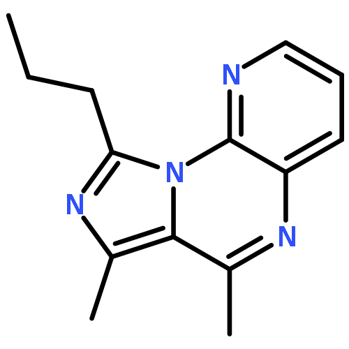 Imidazo[1,5-a]pyrido[3,2-e]pyrazine,  6,7-dimethyl-9-propyl-