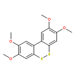 Dibenzo[c,e][1,2]dithiin, 2,3,8,9-tetramethoxy-