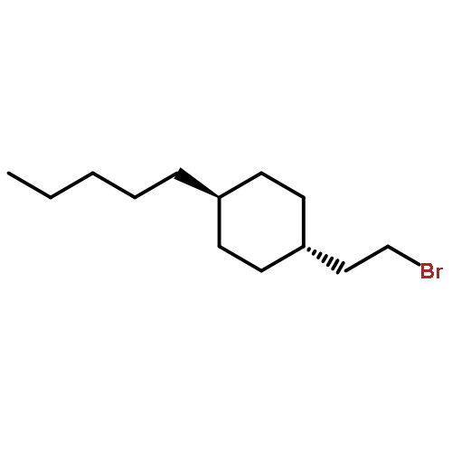 Cyclohexane, 1-(2-bromoethyl)-4-pentyl-, trans-