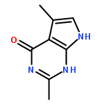 4H-Pyrrolo[2,3-d]pyrimidin-4-one, 1,7-dihydro-2,5-dimethyl-