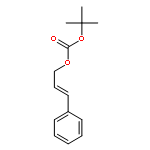 Carbonic acid, 1,1-dimethylethyl (2E)-3-phenyl-2-propenyl ester