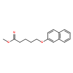 Pentanoic acid, 5-(2-naphthalenyloxy)-, methyl ester