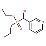 Phosphonic acid, (hydroxy-3-pyridinylmethyl)-, diethyl ester