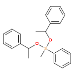 Silane, methylphenylbis(1-phenylethoxy)-