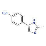 Benzenamine, 4-(2-methyl-1H-imidazol-4-yl)-