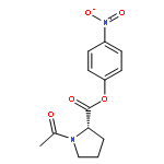 L-Proline, 1-acetyl-, 4-nitrophenyl ester