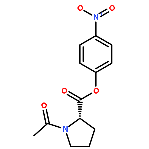 L-Proline, 1-acetyl-, 4-nitrophenyl ester