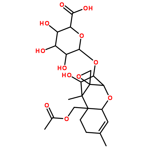 (12xi)-15-(acetyloxy)-4-hydroxy-12,13-epoxytrichothec-9-en-3-yl beta-D-allopyranosiduronic acid