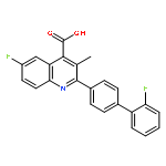 6-Fluoro-2-(2'-fluoro-[1,1'-biphenyl]-4-yl)-3-methylquinoline-4-carboxylic acid