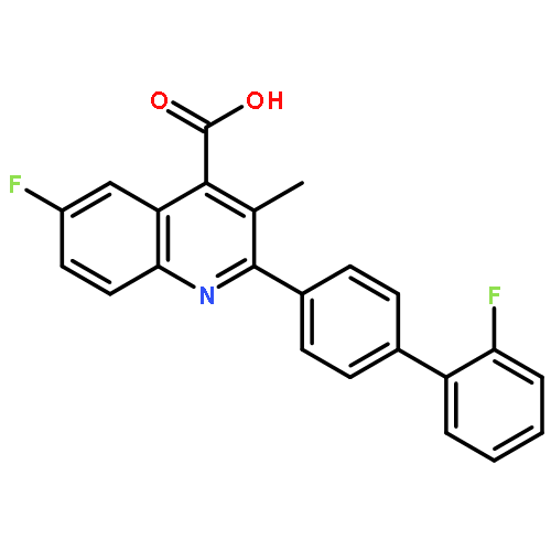 6-Fluoro-2-(2'-fluoro-[1,1'-biphenyl]-4-yl)-3-methylquinoline-4-carboxylic acid